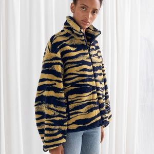 And Other Stories Tiger Fleece Jacket
